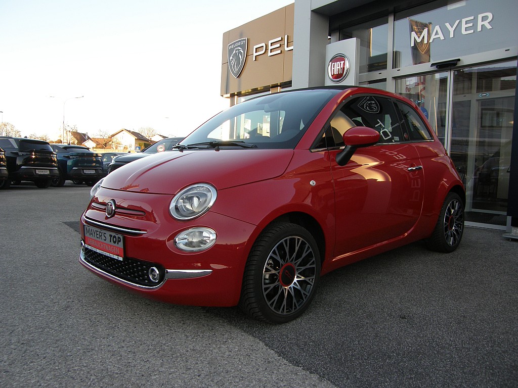 Fiat 500C FireFly Hybrid 70 (RED)